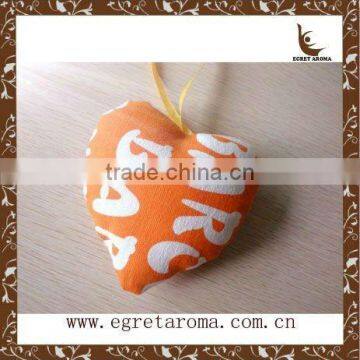 Customeed scent heart shape for home or car air freshener lavender sachet bag