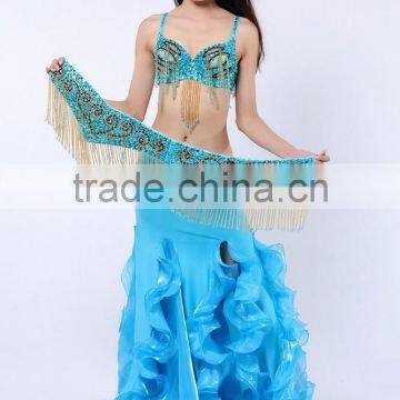 Extra large sequin beaded professional belly dancing costumes