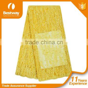 Plain Color African Lace Fabrics Fancy Beautiful Embroidered Dress French Lace With Big Beads FL0248 photo-5