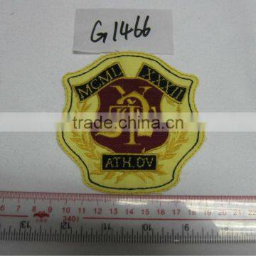 embroidery shield badge design