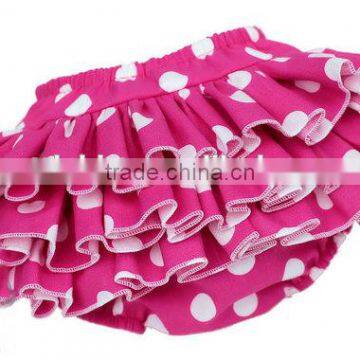 Baby Girl Summer Dress Whole Round Triple Ruffles Bloomer Skirt Baby Wear Clothes photo-3