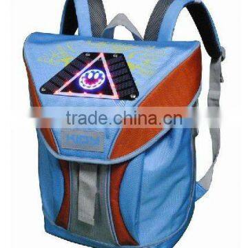 Promotional Solar Warning Light Kids School Bags