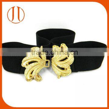 2015 Fashion Fancy Women Bowknot Elastic Super Wide Belt