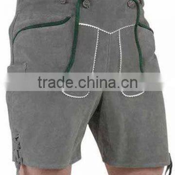 leather bavarian shorts