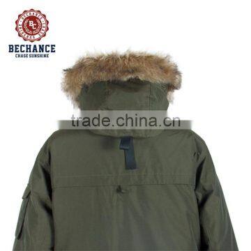 Mens Down Parka for Winters With Fur photo-5