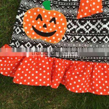 Girls Halloween Dress Black Halloween Cheap Dress Kids Boutique Dress Girls Party Dress With Necklace and Hairbow photo-3