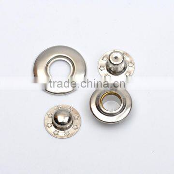 20mm 4 Part Brass Metal Button Bubble Snap Button Italy Snap Fasteners Black/nickle/Bronze FP-029 photo-3