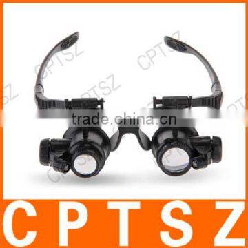 COLEMETER 10X 15X 20X 25X Magnifier Magnifying Eye Glasses Loupe LED Jeweler Watch Repair photo-4