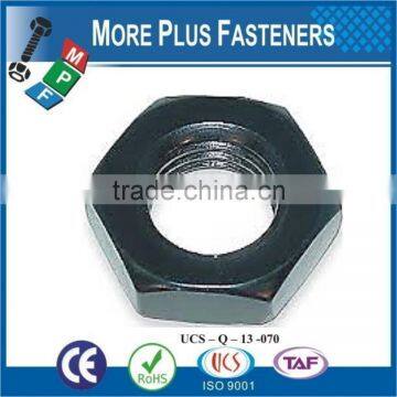 Made in Taiwan Alloy Heavy Zinc Finish Steel Hex Jam Nut photo-2