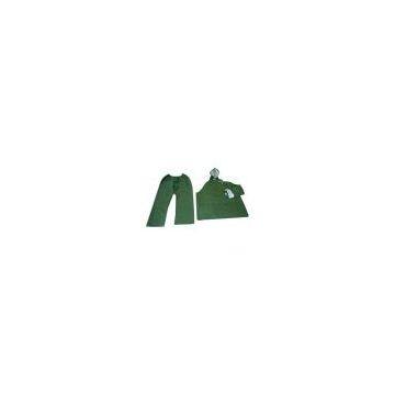 PVC / Polyester / PVC Rainsuit