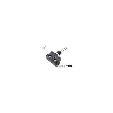 2A 250V Security Momentary Mini Toggle Switches , Metal Black