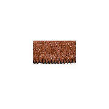 Commercial Red Polypropylene Artificial Grasses For Landscaping 6600Dtex