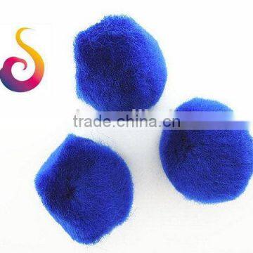 Top quality hot sale knitting wool pompoms for diy set