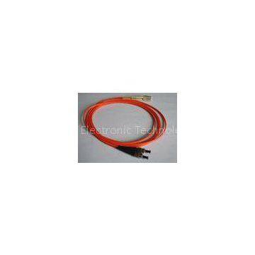 OFNR / OFNP Optical Fiber Patch Cable Cord , SX 62.5 / 125 3.0mm Optical Fiber Jumper