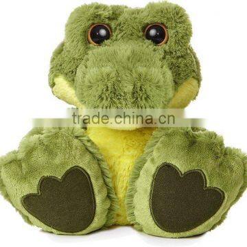 Creative Cuddle Green Crocodile Animal Toy with Big Eye for Baby