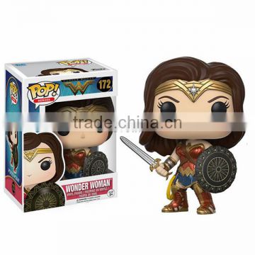 Heros PVC figure Wonder Woman#172 New Design Wonder Woman POP figure toy Super Heros action figure for Collection