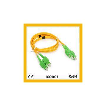 SC-SC APC DUPLEX 2.0 SM 1meter fiber optic patch cord