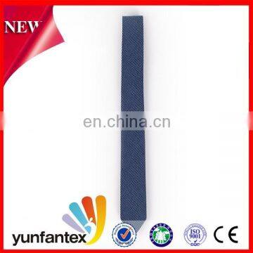 2017 latest new fashion design cotton navy blue color tie