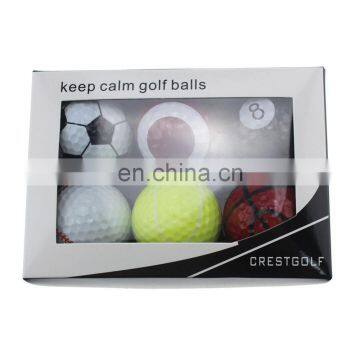 Golf Sports Balls Golf Gift Set Logo Customed Print Golf Ball