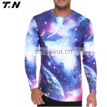 Wholesale Cheap Long Sleeves Printed Sublimation t Shirts T-shirt Printing
