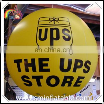 Promotion inflatable helium balloon, pvc sky floating helium sphere for advertising/event