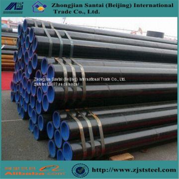 Sch40 black painting cold drawn seamless carbon steel pipe