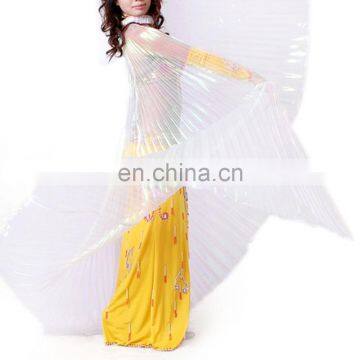 BestDance indian dance costumes isis wings high quality belly dance white isis angle wings OEM