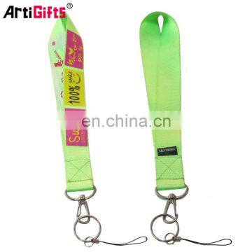 Promotion Custom Sublimation Printed Neck Polyester Lanyard With Metal Clip