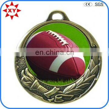 Creative 3d rugby painting medals triathlon medal