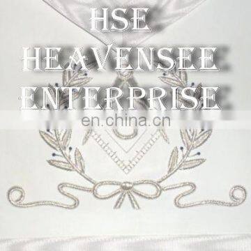 MASONIC REGALIA MASTER MASON APRON WHITE photo-2