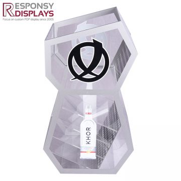 Counter Acrylic Liqueur Display Box With Silk-screen Logo photo-4