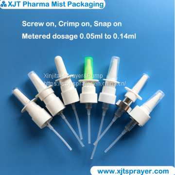 Nasal Spray Pumps for pharmaceutical application