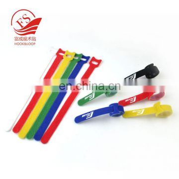 Computer lines accessories hook and loop magic tape nylon cable tie