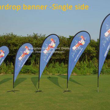 High quality custom logo printed teardrop banner/teardrop flags/ flying banner /beachflag