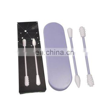 Reusable Double Sided Cotton Swab Bud Stick Ear Pick Makeup Cleaning Tool Eco-friendly Makeup Tool photo-4