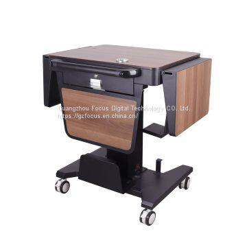 Multifunctional Podium for Classroom; Portable Stand Lectern; Slim Rostrum in Education Furniture photo-5