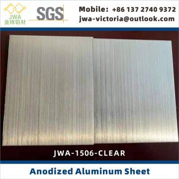 Brushed Anodized Aluminum Sheet, Anodized Aluminum Coil for Interior Decoration, Brushed Aluminum Sheet for Household Appilances