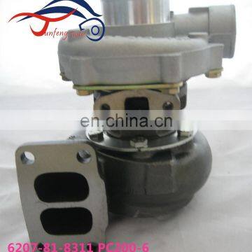 TA3137 6207-81-8331 Turbocharger S6D95L Engine PC200-6 Turbo For Komatsu Earth Moving PC150/200
