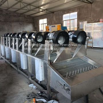 304 Stainless Steel Automatic Peanut Washing Drying Machine For Fruit /Vegetable