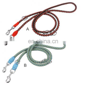 Manufacture Sell High Quality Nylon Pet Double Dog Collar Leash Material