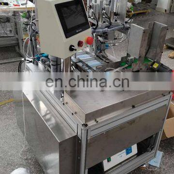 Automatic Ultrasonic N95 Mask Inner Ear Loop Spot Welding Machine Flat Face Mask Ear Loop Welding Machine photo-4