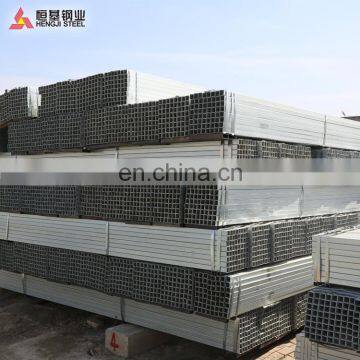 Black Square Rectangular  Steel Pipe 50*50 For Furniture Bending