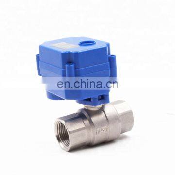 DC24V DN20 DN25 brass Stainless steel 304  Temperature Control Valve for water leakage detection equipment