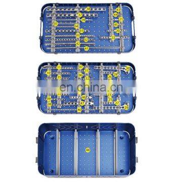 CE & ISO Marked Medical Veterinary Bone Plate Instrument Kit Orthopedic Surgical Instrument Set