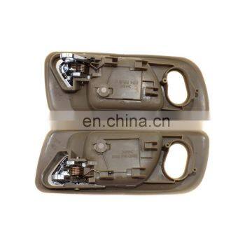 Front Pair Beige Interior Door Handles For 1998-2002 Honda Accord Sedan Odyssey