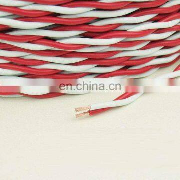 300/500V 450/750V rvs CCAM 84*0.12mm 3.9PVC 2 cores twisted pair cable