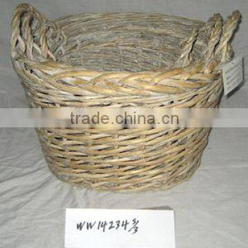 large wicker storage baskets for family use