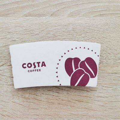 Disposable thickened coffee cup sleeve