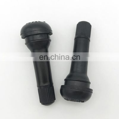 Automobile Aluminum Wheel Tyre nozzle Snap In Rubber Car Parts Tubeless Tire Valve TR414