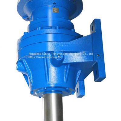 Standard 2-4 Stages Reducer 90 Degree Steering Gearbox With Electric Motor